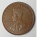 AUSTRALIA 1922 . ONE 1 PENNY . ERROR . OIL FILLED DIE ON BOTH SIDE OF LEGENDS